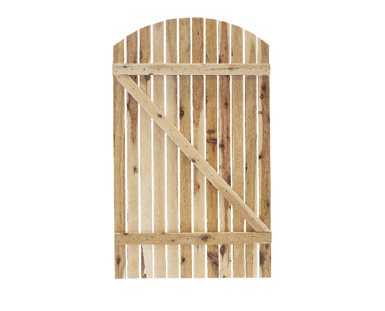 EziTimber Arch Gate Closed 900 x 1500mm - Cypress Pine